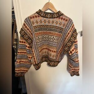 Mango Knit Cropped Sweater